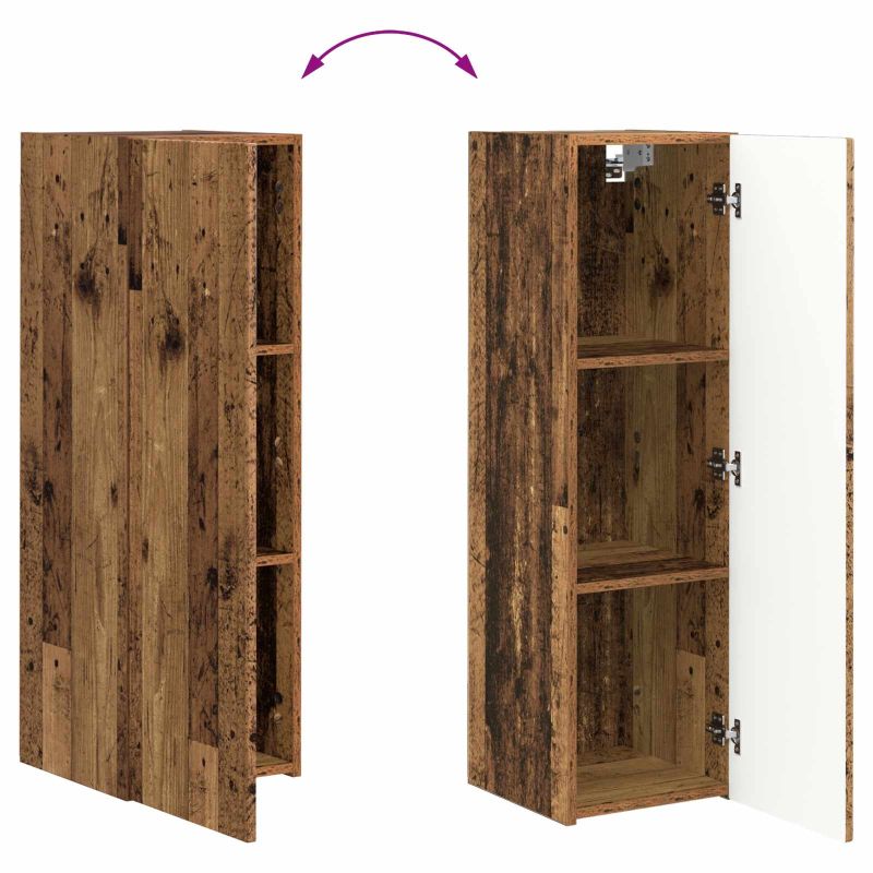 3409031 12 Set comodă TV Pe perete 4 pcs Lemn vechi Lemn compozit Set comodă TV Pe perete 4 pcs Lemn vechi Lemn compozit - imagine 12