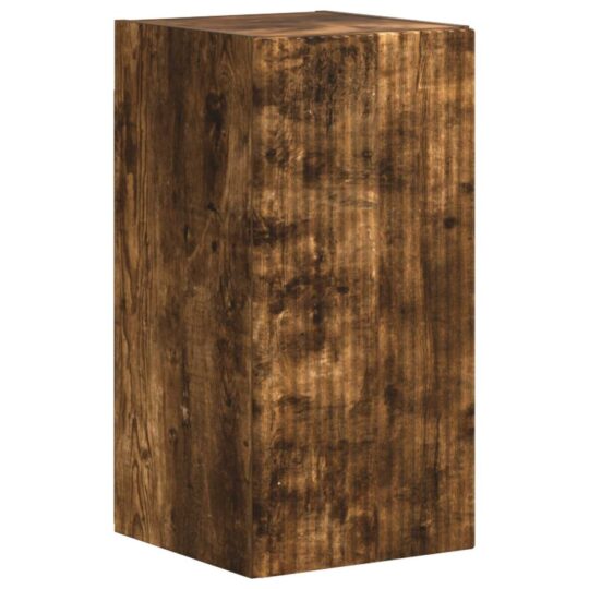 3409038 7 Set comodă TV Pe perete 4 pcs Stejar fumuriu Lemn compozit 3409038 7