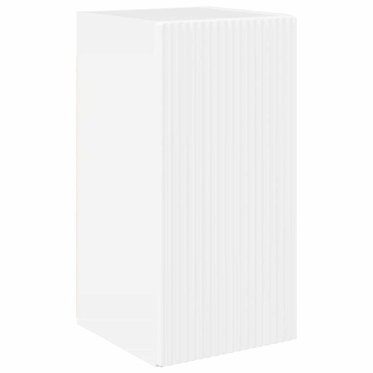 3409064 6 Set comodă TV Pe perete 6 pcs Alb lucios Lemn compozit 3409064 6