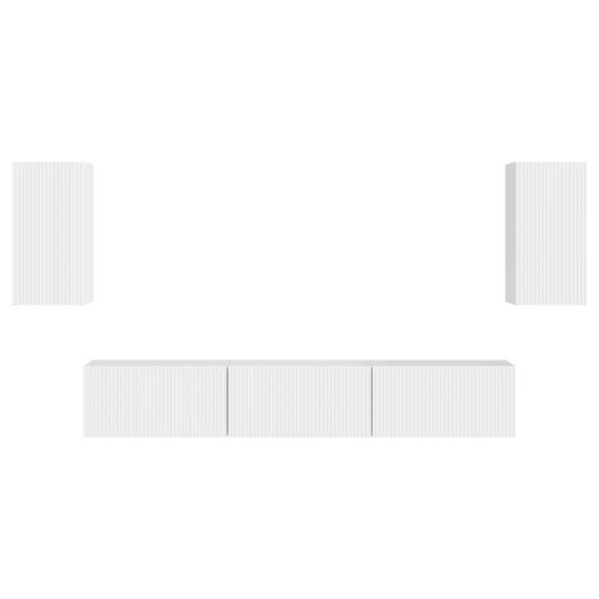 3409073 7 Set comodă TV Pe perete 3 pcs Alb lucios Lemn compozit 3409073 7