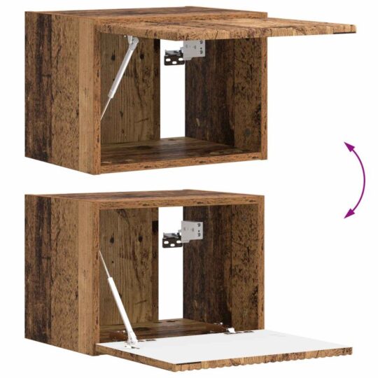 3409094 13 Set comodă TV Pe perete 5 pcs Lemn vechi Lemn compozit 3409094 13