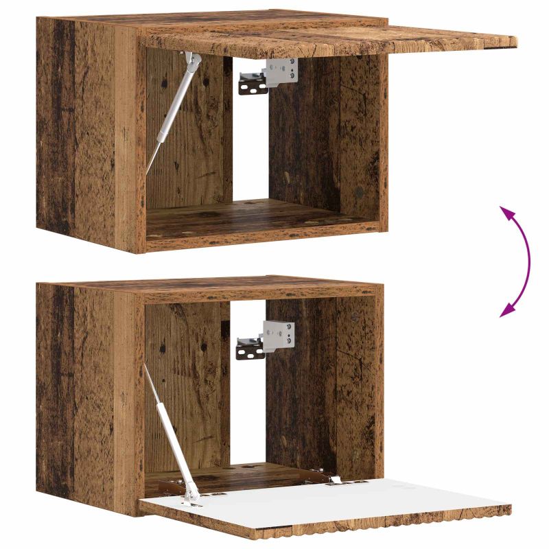 3409094 13 Set comodă TV Pe perete 5 pcs Lemn vechi Lemn compozit Set comodă TV Pe perete 5 pcs Lemn vechi Lemn compozit - imagine 13