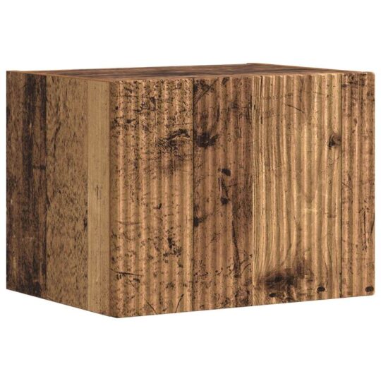 3409094 8 Set comodă TV Pe perete 5 pcs Lemn vechi Lemn compozit 3409094 8