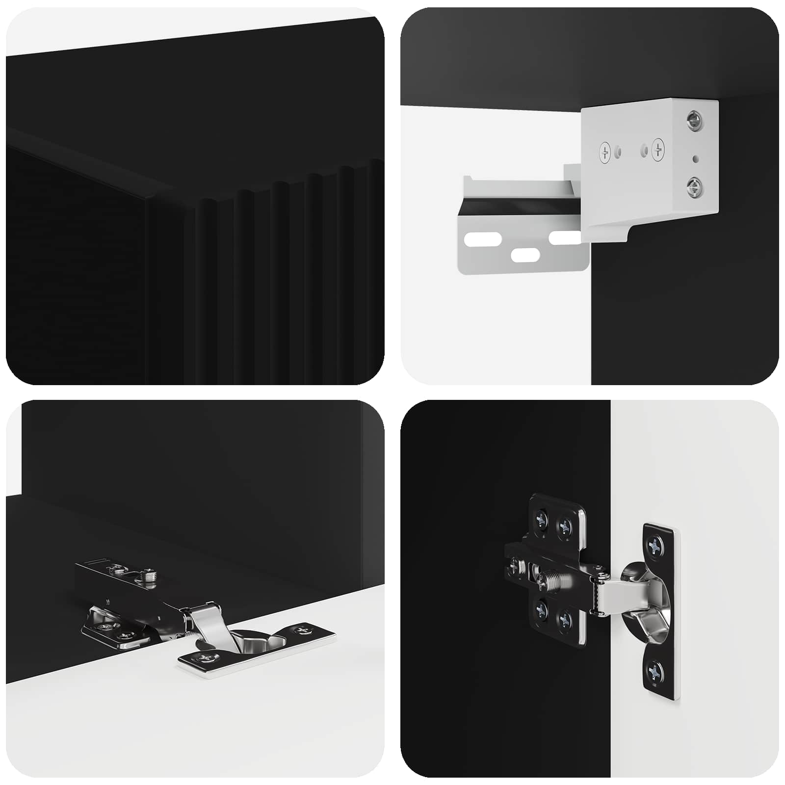 3409097 10 3 pcs Negru 3 pcs Negru - imagine 10