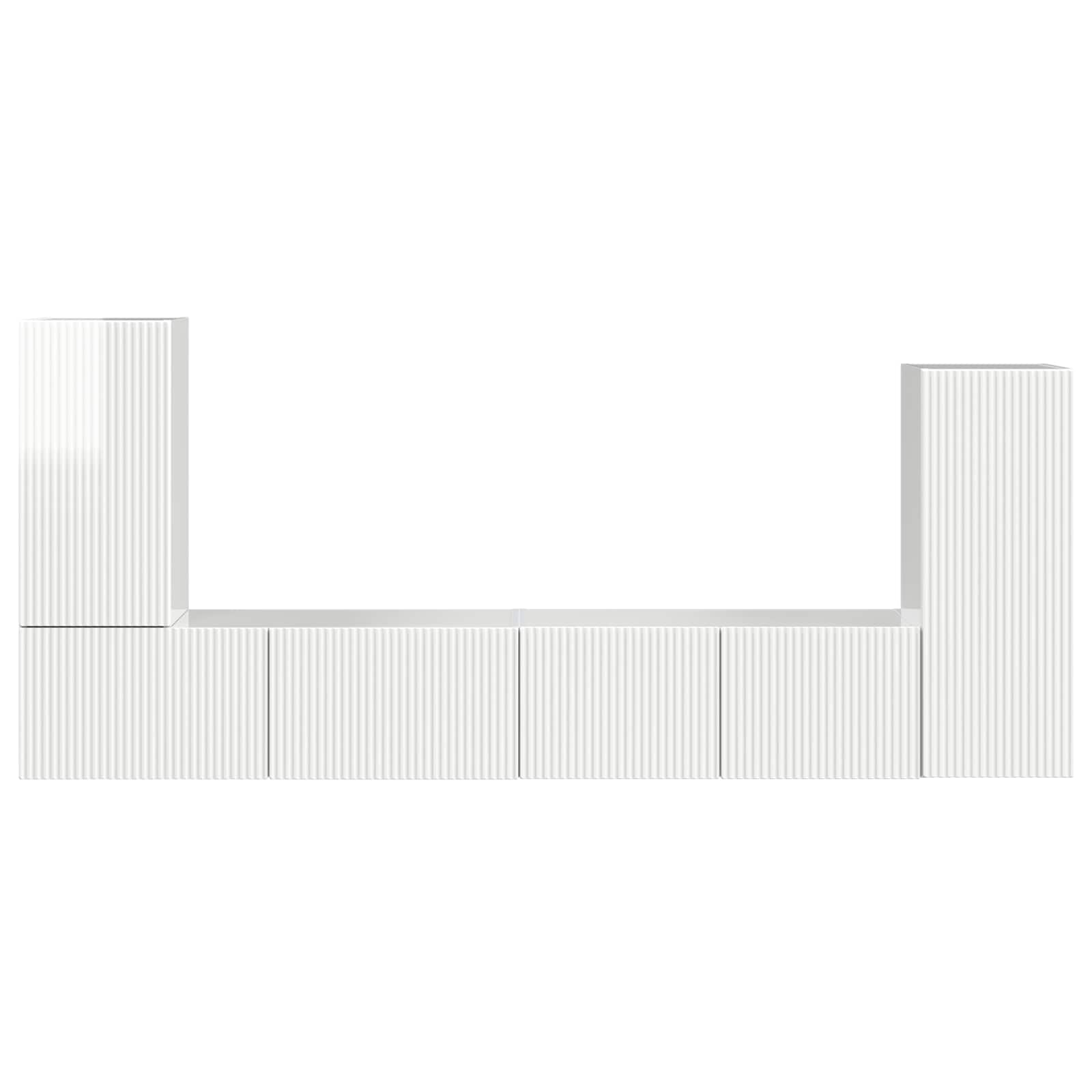 3409118 9 4 pcs Alb lucios 4 pcs Alb lucios - imagine 9