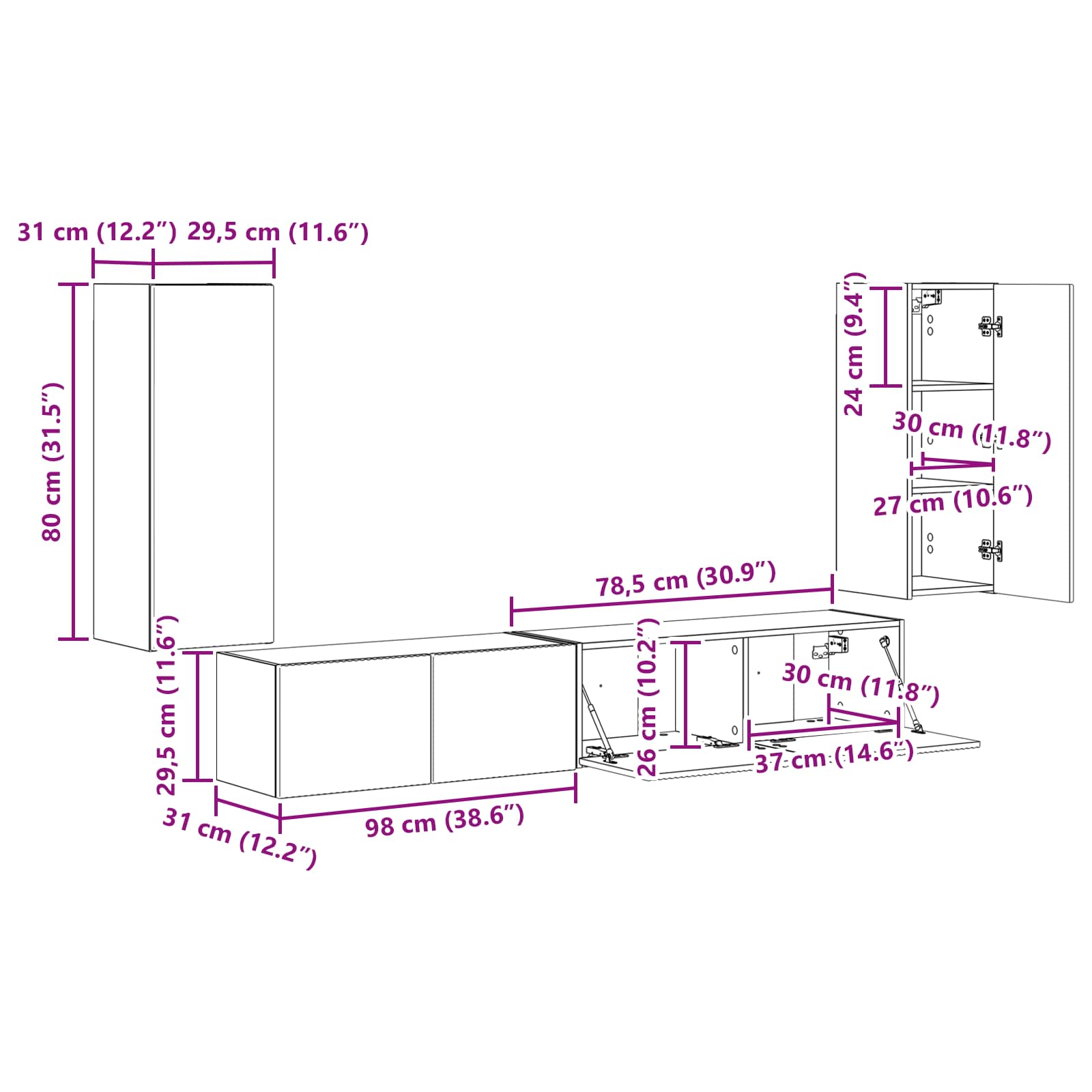 3409167 13 3 pcs Stejar Artizanal 3 pcs Stejar Artizanal - imagine 13