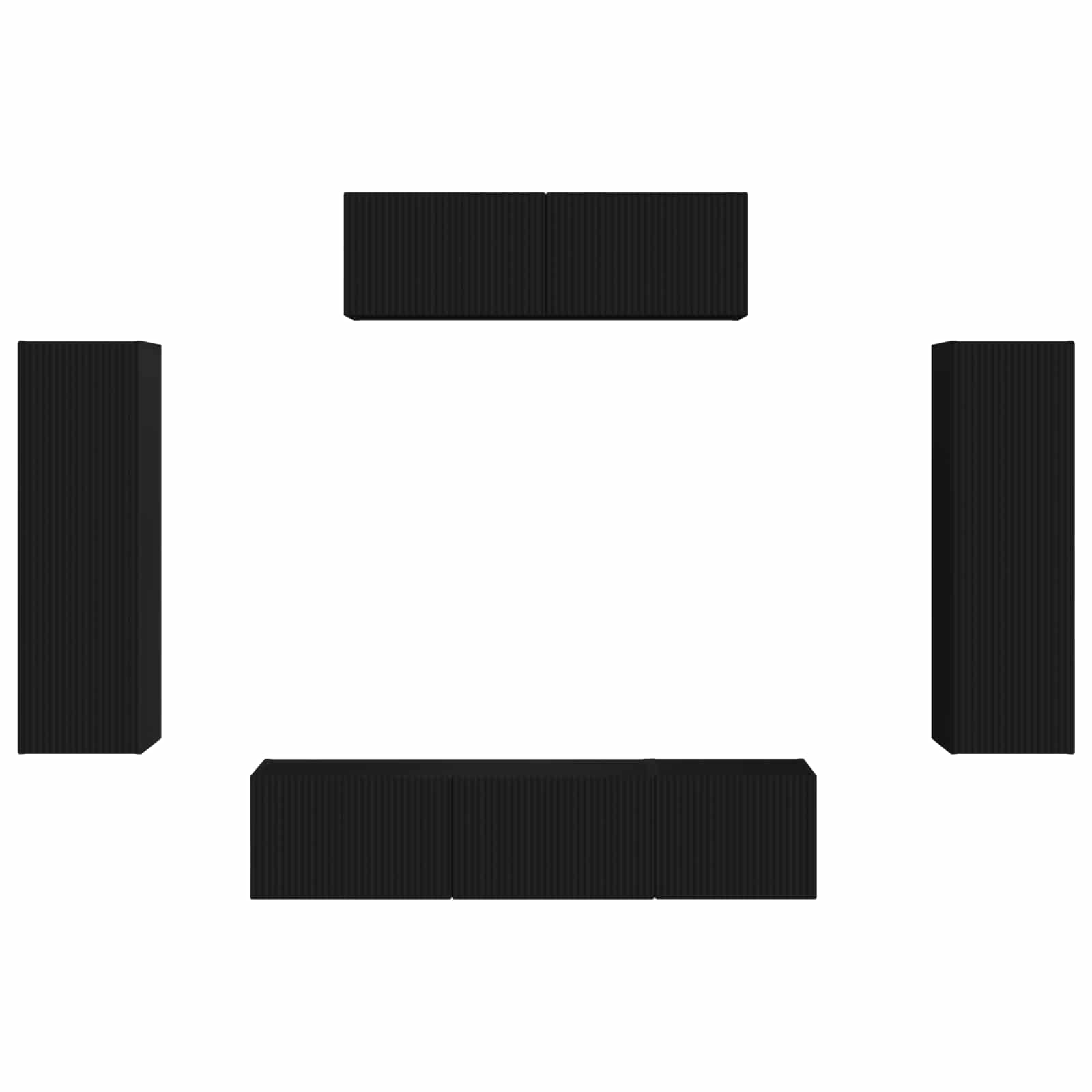 3409169 8 3 pcs Negru 3 pcs Negru - imagine 8