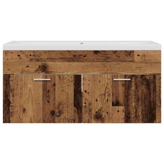 3415678 7 Dulap de Baie Lemn Vechi 100 x 38,5 x 46 cm Lemn compozit 3415678 7