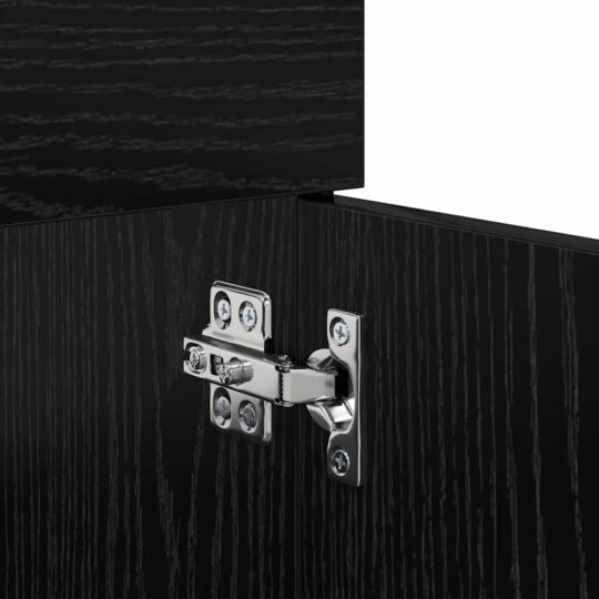 3416196 9 Dulap de Baie Stejar Negru 100 x 38,5 x 46 cm Lemn compozit 3416196 9