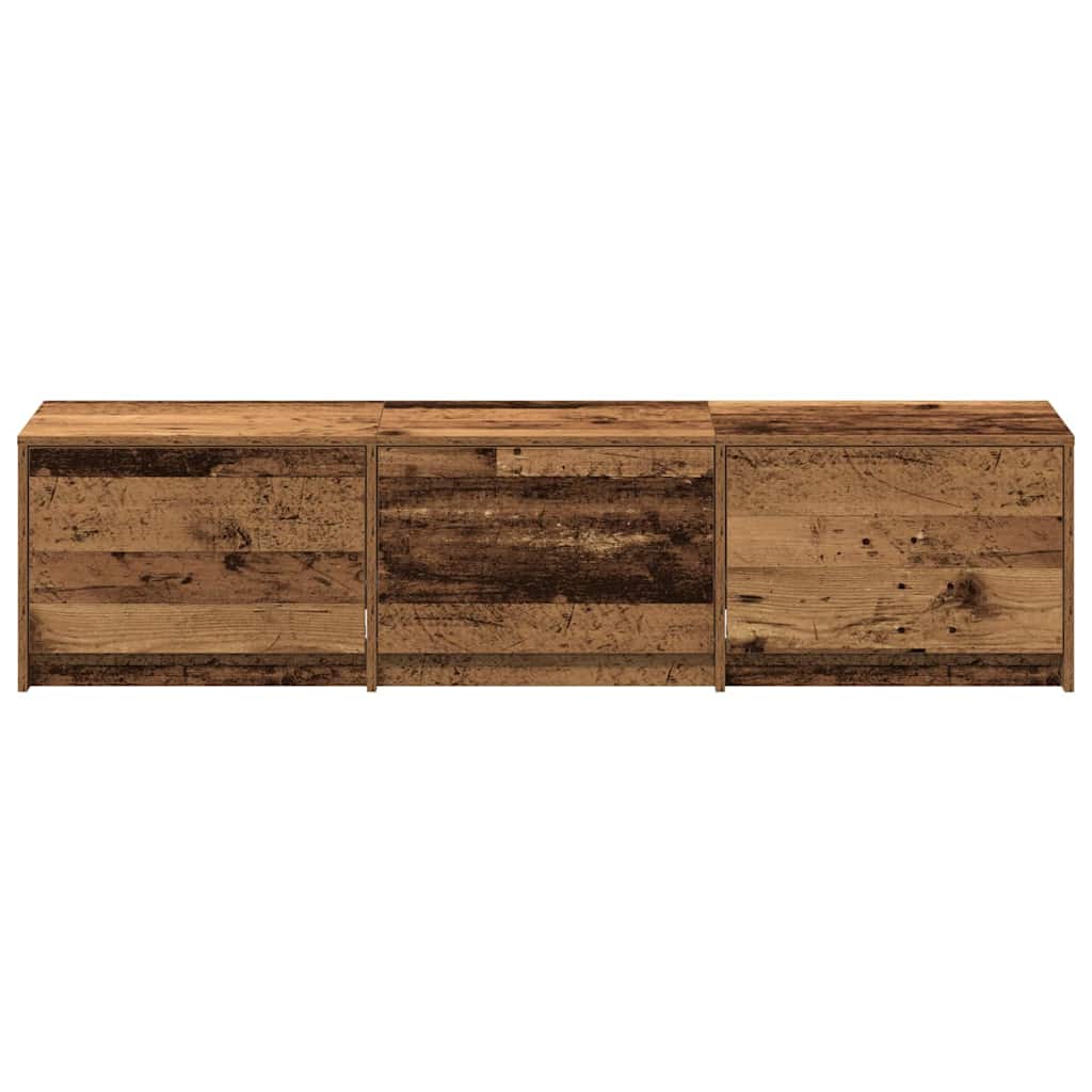 3418718 7 Dulap TV cu LED-uri Lemn Vechi 162 x 34 x 40 cm Lemn compozit Dulap TV cu LED-uri Lemn Vechi 162 x 34 x 40 cm Lemn compozit - imagine 7