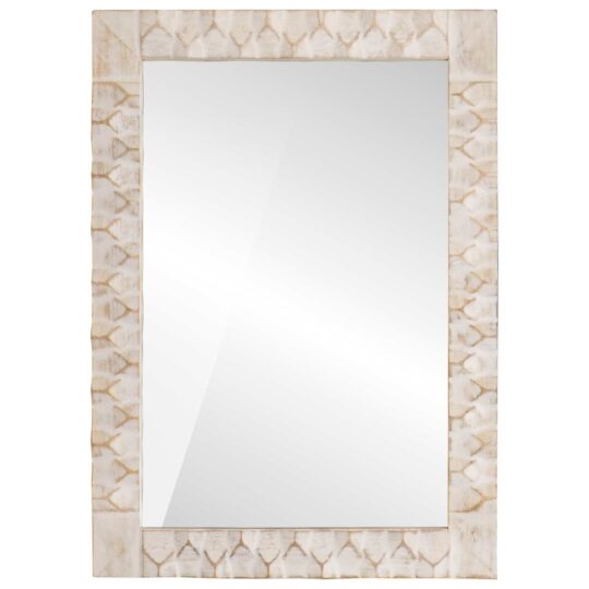 Alternative view of Oglindă pentru baie Simplu Finisaj Alb Spălat