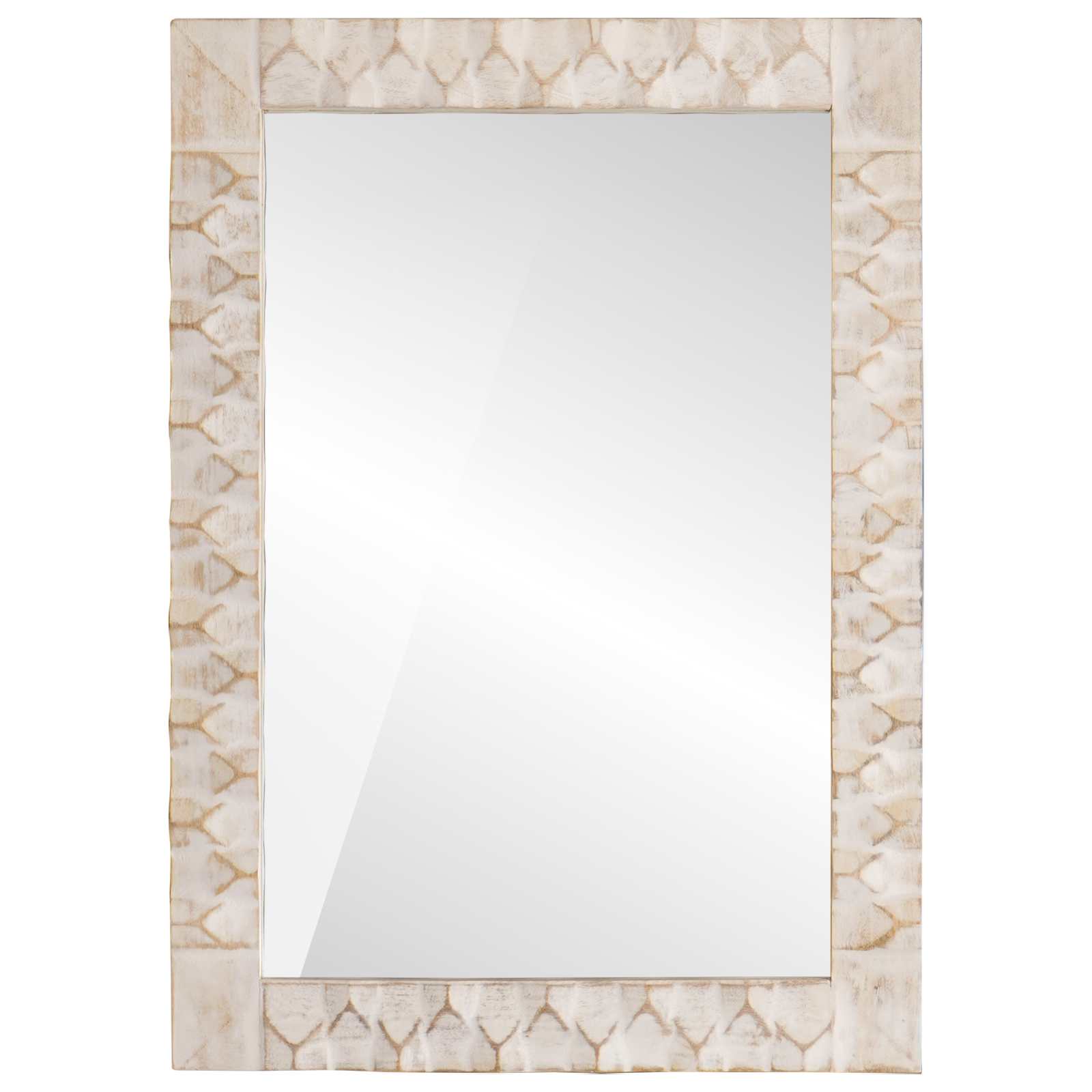 4017895 2 Oglindă pentru baie Simplu Finisaj Alb Spălat Oglindă pentru baie Simplu Finisaj Alb Spălat - imagine 2