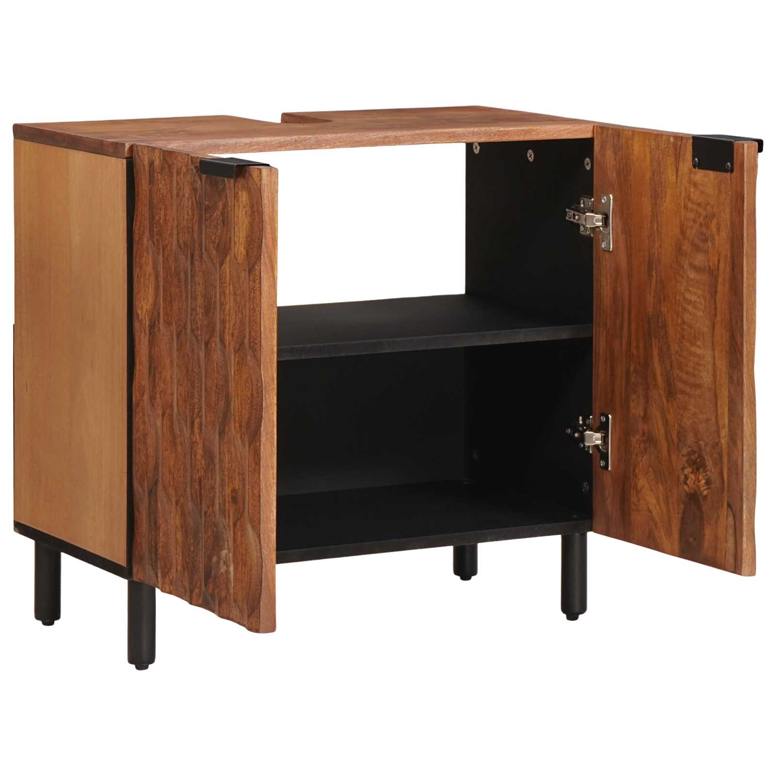 4017919 2 Dulap pentru Chiuveta de Baie Simplu Maro Dulap pentru Chiuveta de Baie Simplu Maro - imagine 2