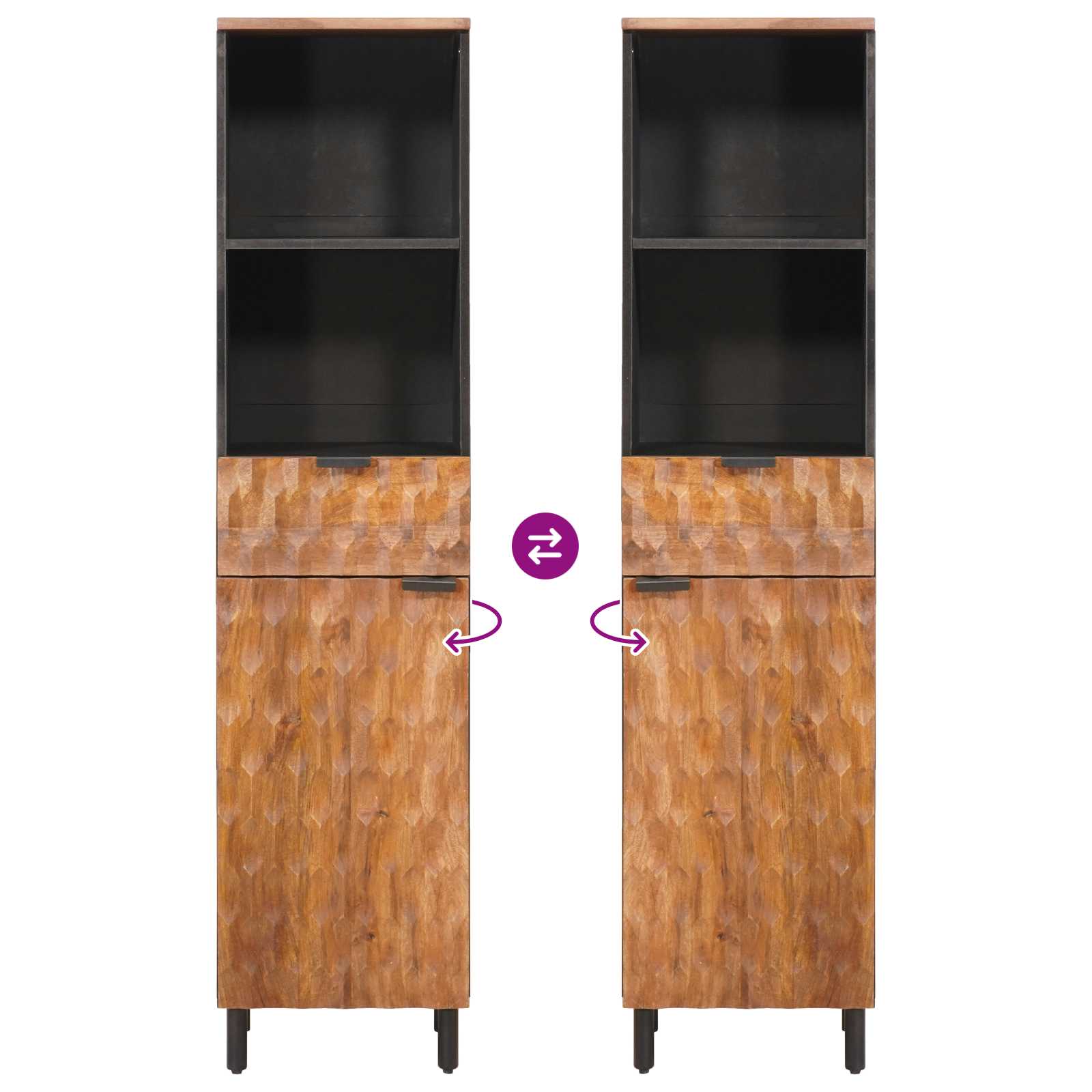 4017922 10 Dulap de Baie Simplu Maro Dulap de Baie Simplu Maro - imagine 10