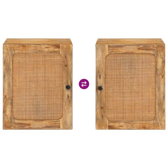 4018064 9 Dulap Suspendat pentru Baie cu raft cu ușă Maro 38 x 33 x 48 cm 4018064 9