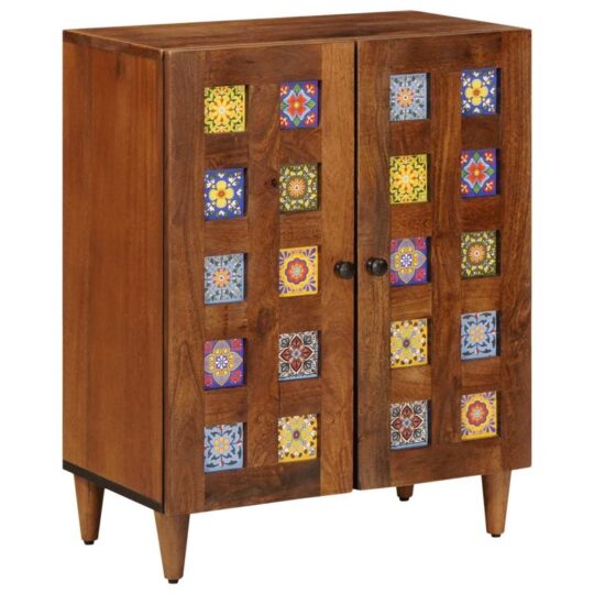 Bufet castan 60 x 33,5 x 75 cm Lemn de mango solid