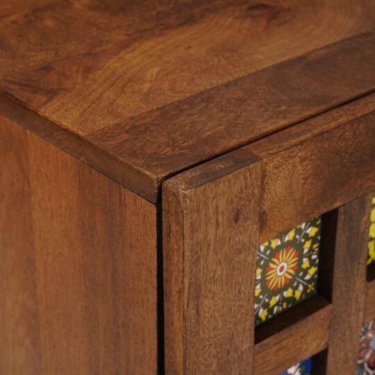 4018244 6 Dulap Suspendat pentru Baie cu ușă castan 38 x 33,5 x 48 cm 4018244 6