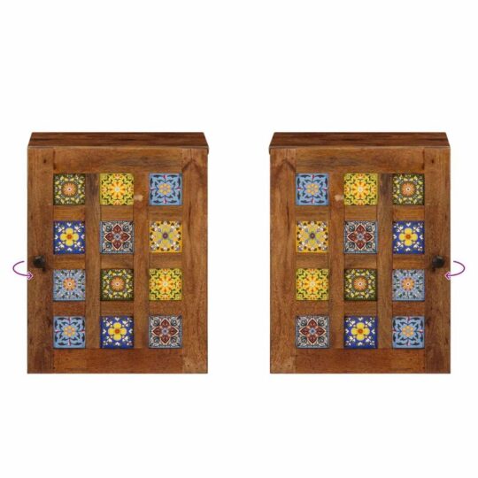 4018244 9 Dulap Suspendat pentru Baie cu ușă castan 38 x 33,5 x 48 cm 4018244 9