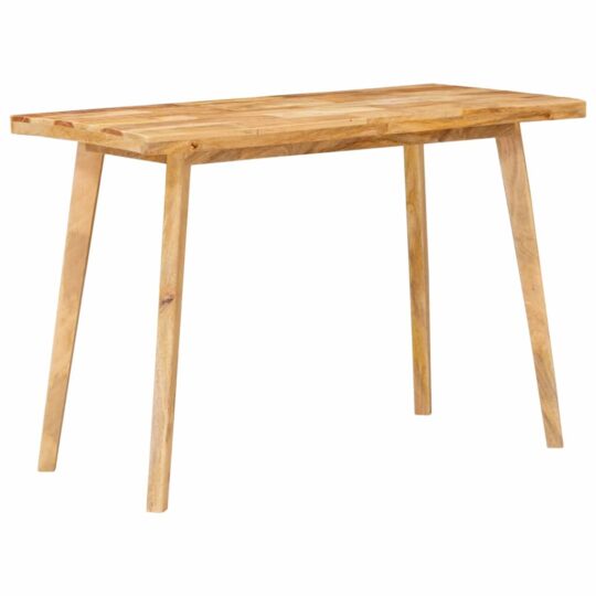 Masă de dining natural 100 x 55 x 75 cm Lemn de mango solid