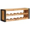 4104763 1 Raft pentru vin 100 x 45 x 33 cm Lemn de Mango Solid și Şlefuit 4104763 1