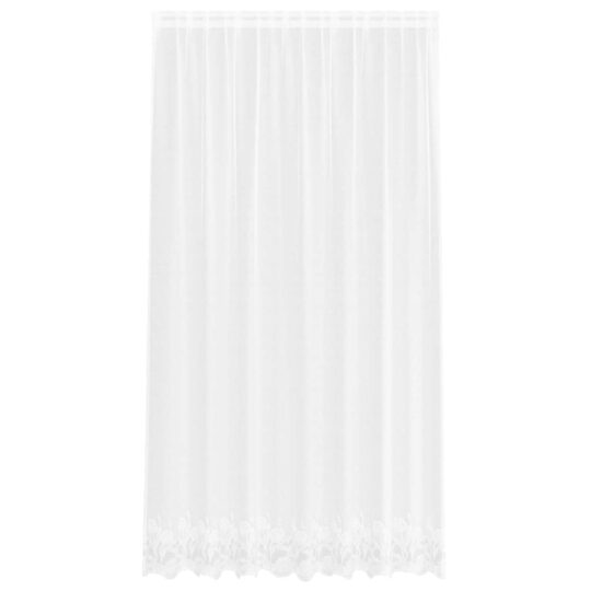 Alternative view of Cortină din Dantelă cu perdele Alb 200 x 200 cm Poliester