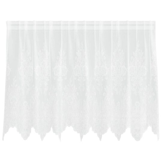 Alternative view of Cortină din Dantelă cu perdele Alb 200 x 120 cm Poliester