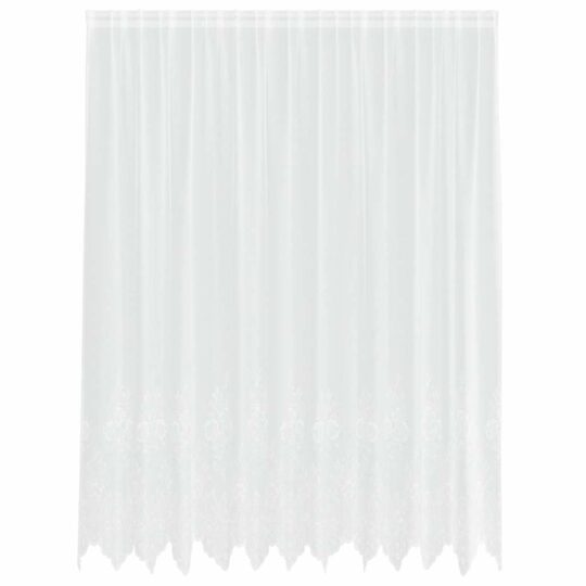 Alternative view of Cortină din Dantelă cu perdele Alb 300 x 245 cm Poliester