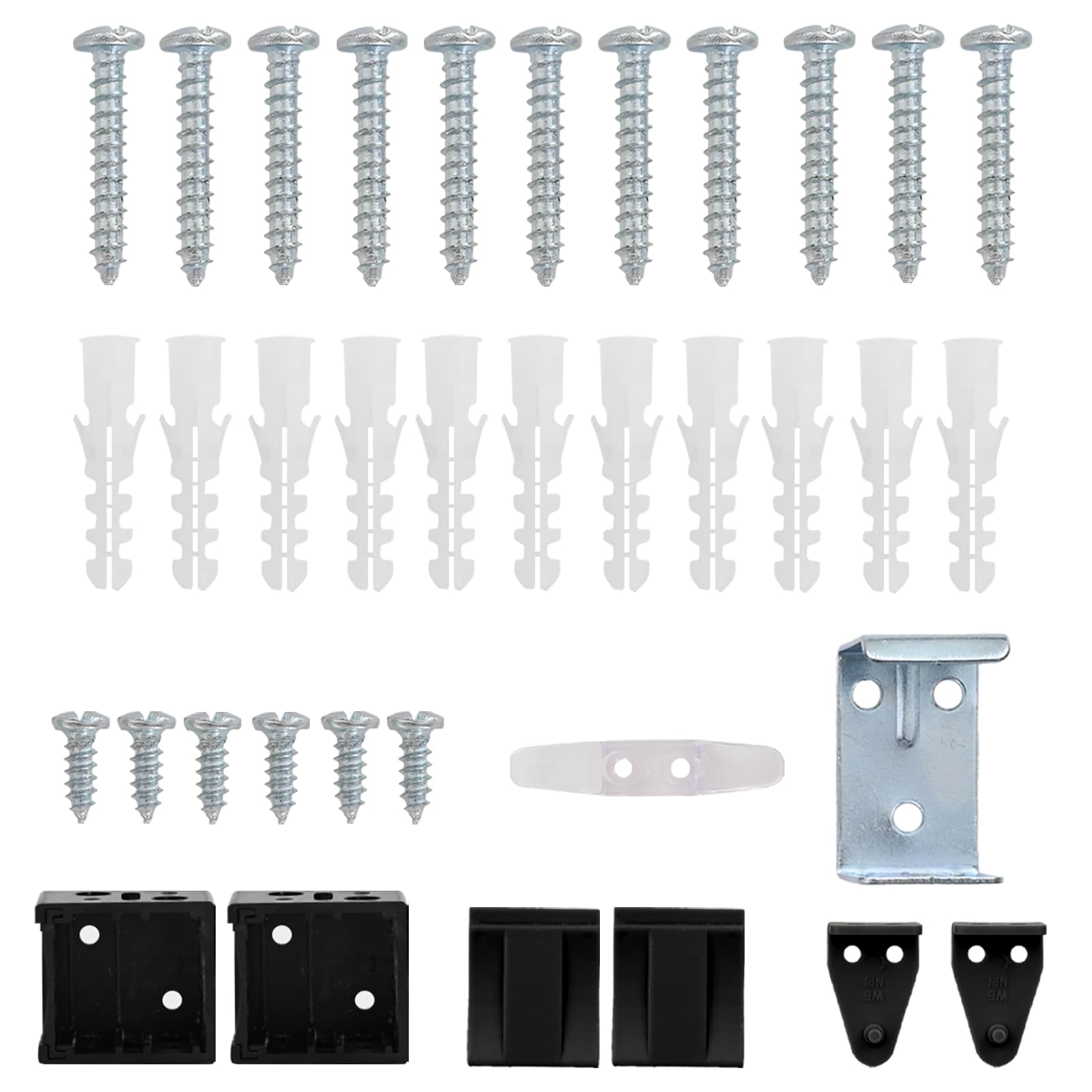 Jaluzea venetiană Manual Ajustabil Negru 213 x 110 cm PVC - imagine 6