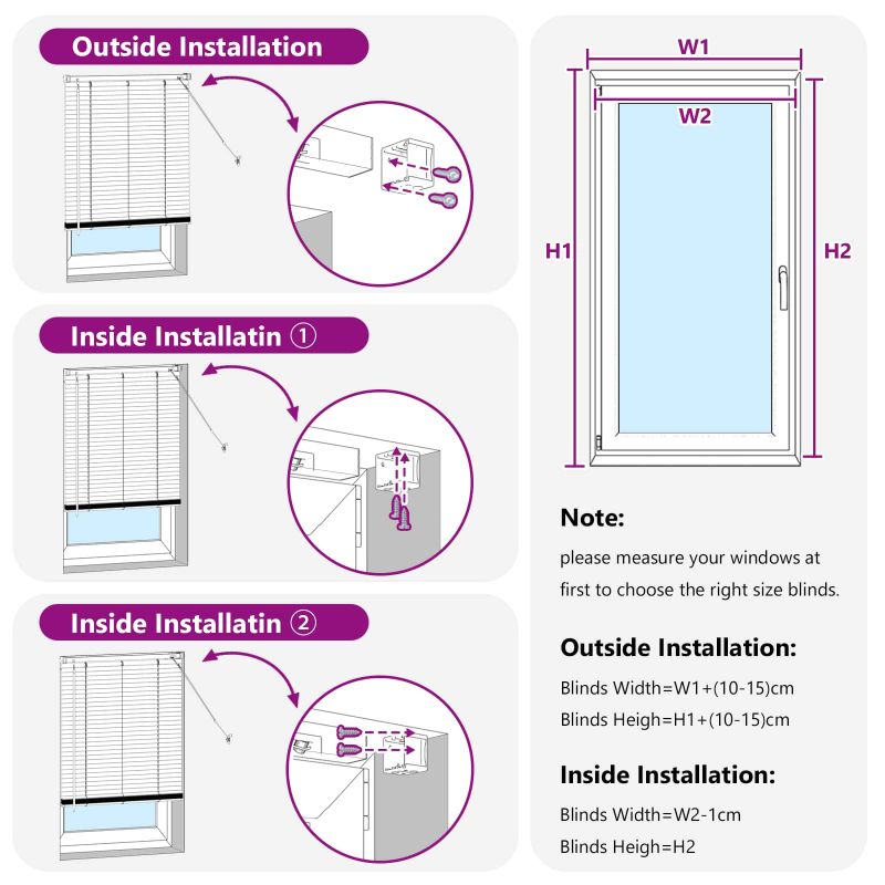 Jaluzea venetiană Manual Ajustabil Negru 213 x 110 cm PVC - imagine 9