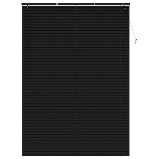 Alternative view of Jaluzea venetiană Manual Ajustabil Negru 213 x 150 cm PVC