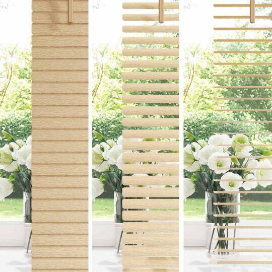 Jaluzea venetiană Manual Maro Deschis cu Model 213 x 40 cm PVC