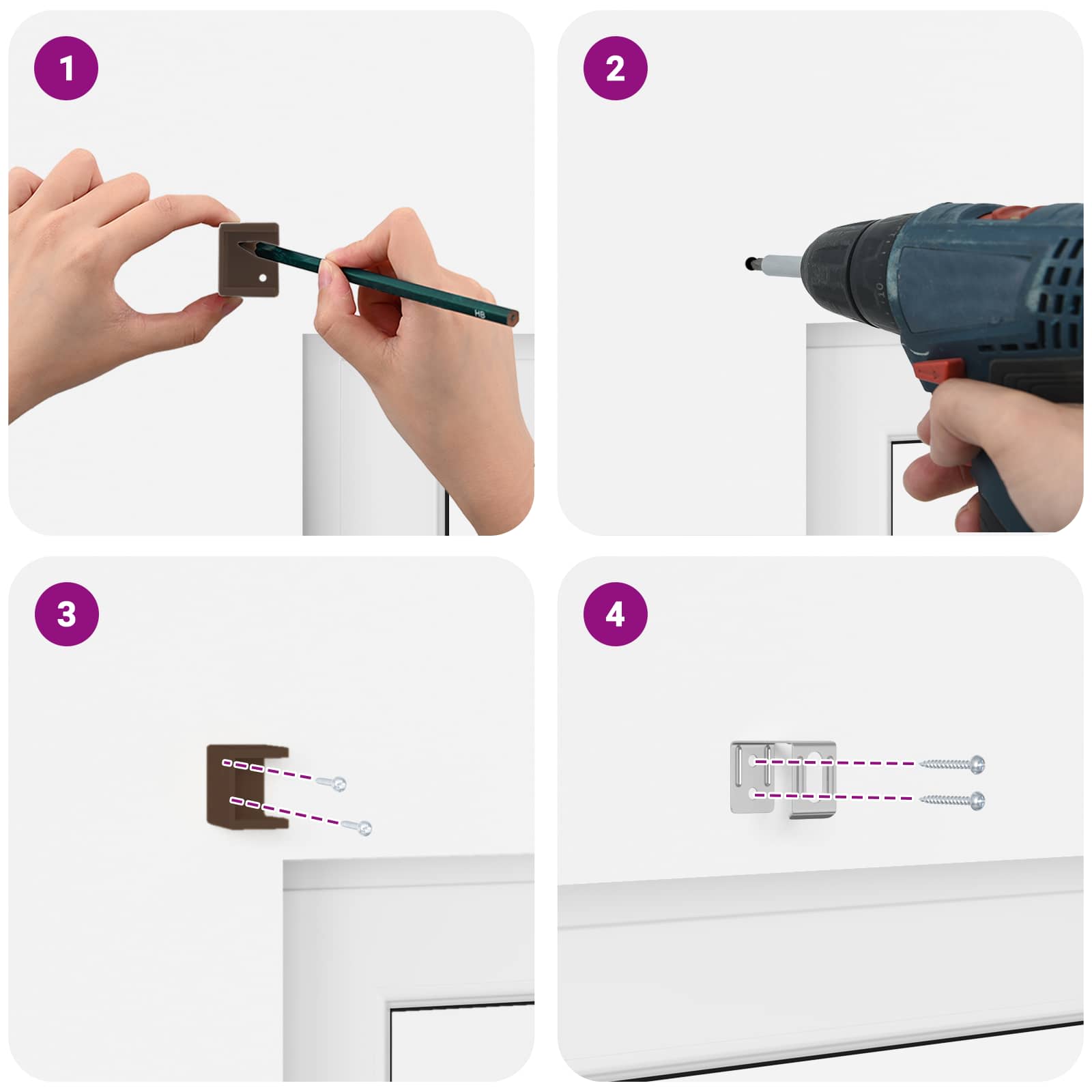 Jaluzea venetiană Maro Întunecat cu Model 150 x 140 cm PVC - imagine 10