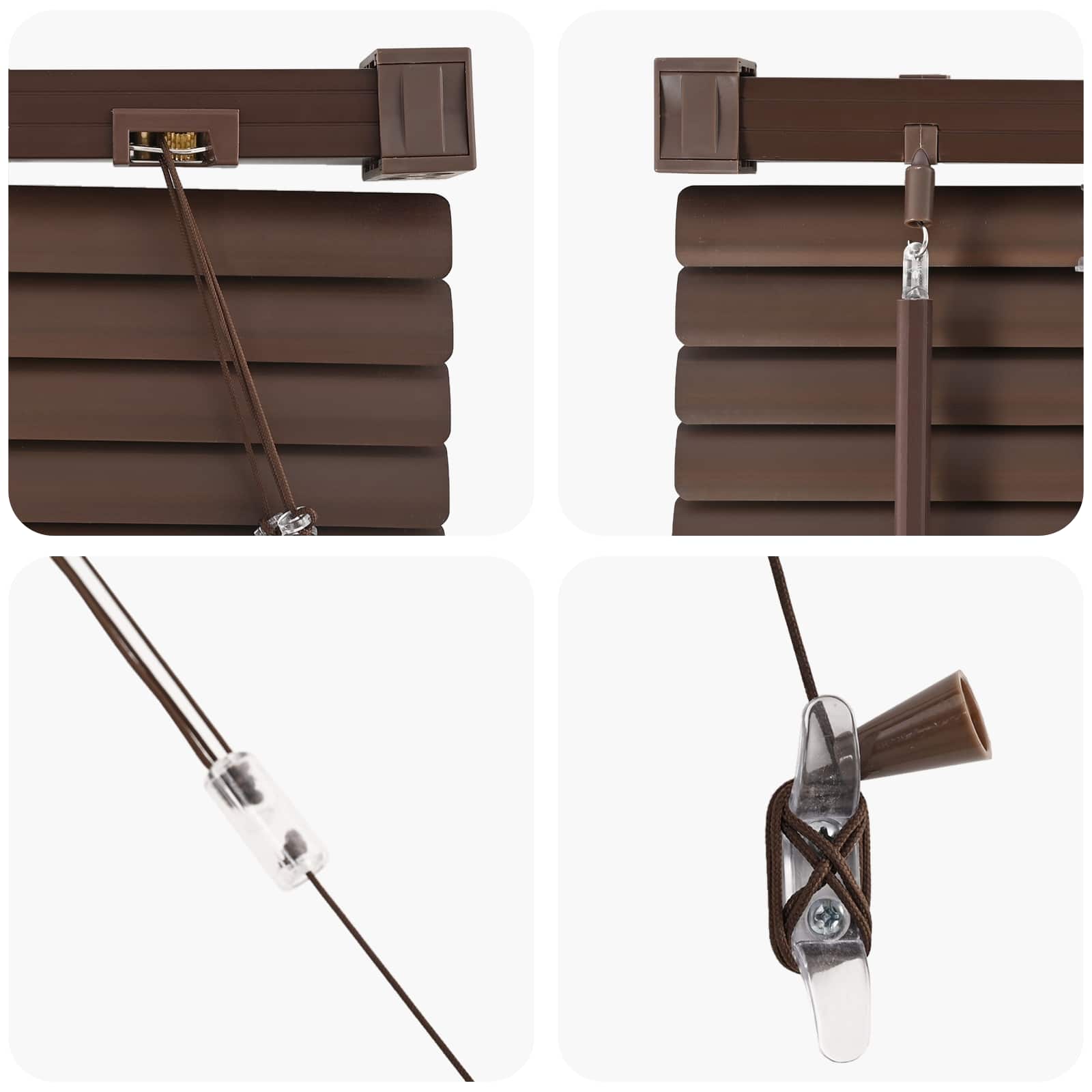 Jaluzea venetiană Maro Întunecat cu Model 150 x 140 cm PVC - imagine 6