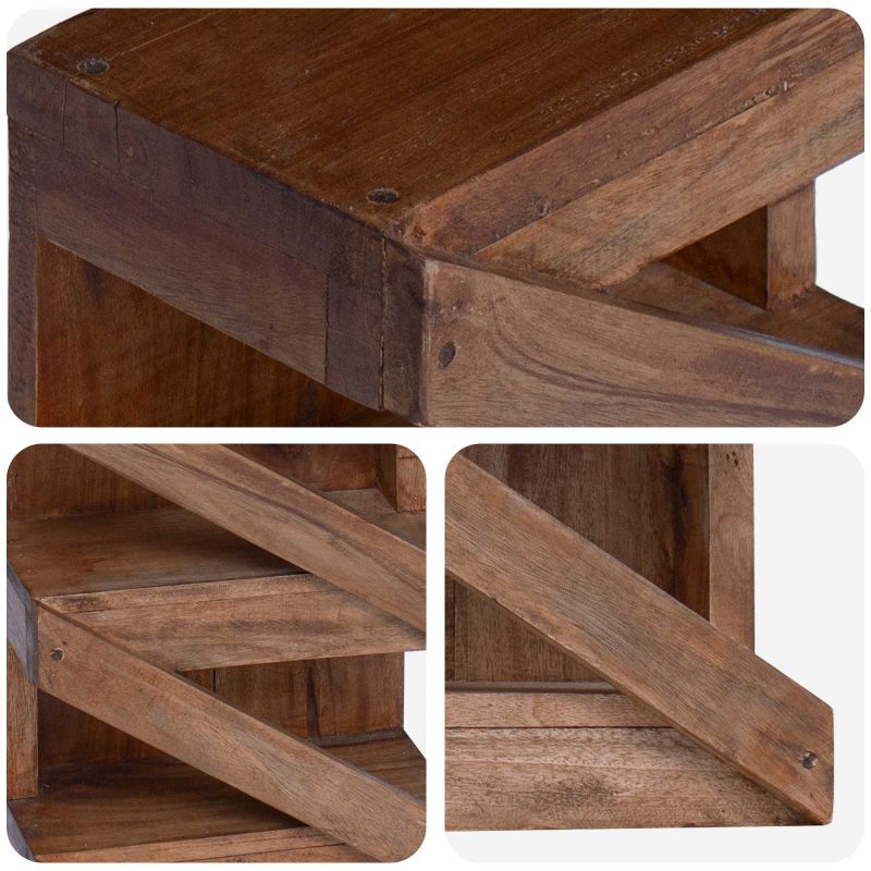 42012358 8 Rastel Maro 24 x 14 x 80 cm Lemn masiv de mahon Rastel Maro 24 x 14 x 80 cm Lemn masiv de mahon - imagine 8