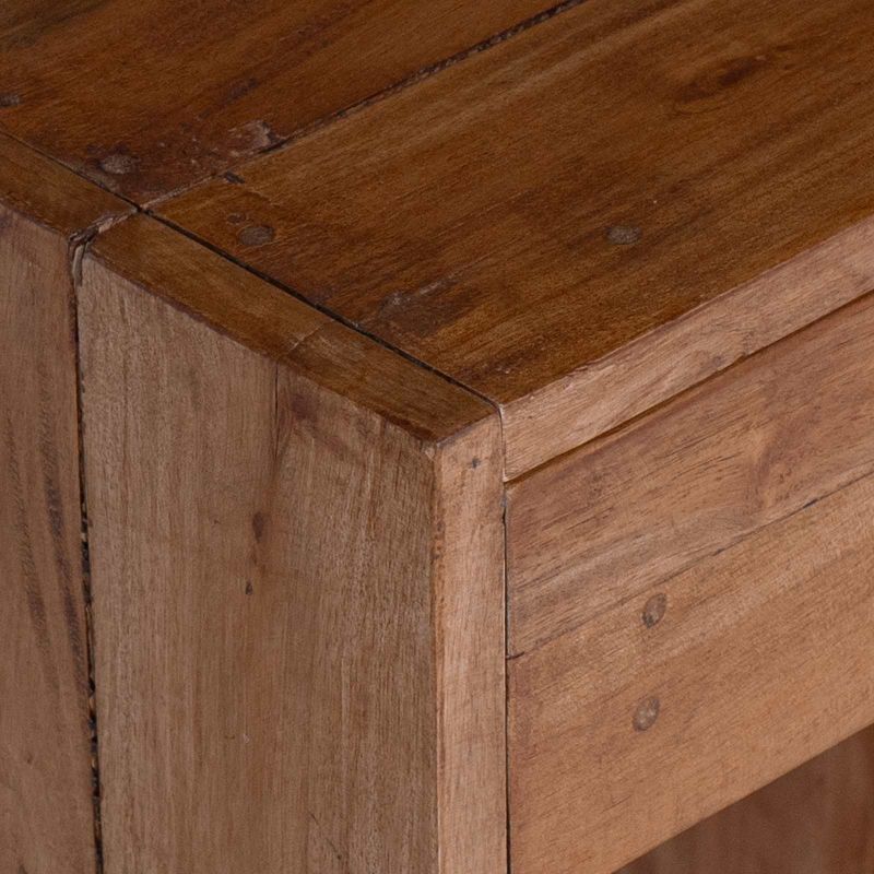 Noptieră cu sertar Maro 63 x 30 x 79 cm Lemn masiv de mahon - imagine 9