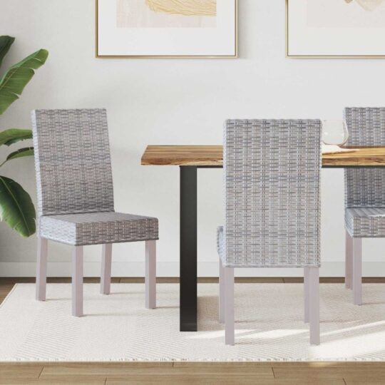 42012419 1 Home Scaun de sufragerie 2 pcs Alb spălat 45 x 54 x 93 cm