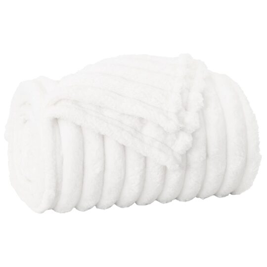 Alternative view of Pătura de aruncat Alb 150 x 130 cm Molton