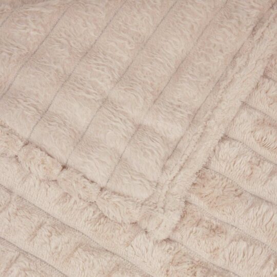 Alternative view of Pături de aruncat 6 pcs Bej 150 x 130 cm Molton