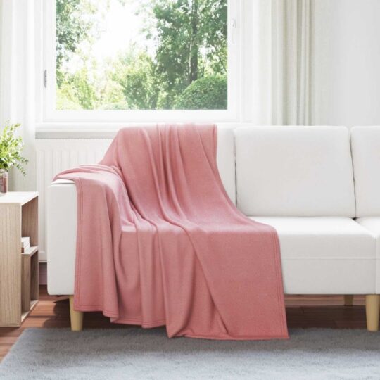 Pătura de aruncat Roz 170 x 130 cm Molton
