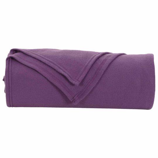 Alternative view of Pături de aruncat 24 pcs Violet 170 x 130 cm Molton
