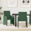 42017805 1 Scaune de dining cu roți 2 pcs Gri verde 57 x 66 x 94 cm 42017805 1