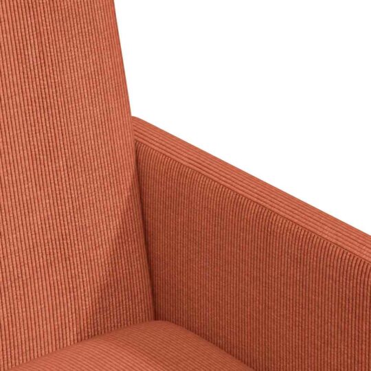 42017806 7 Scaune de dining cu roți 2 pcs Roșu portocalie 57 x 66 x 94 cm 42017806 7