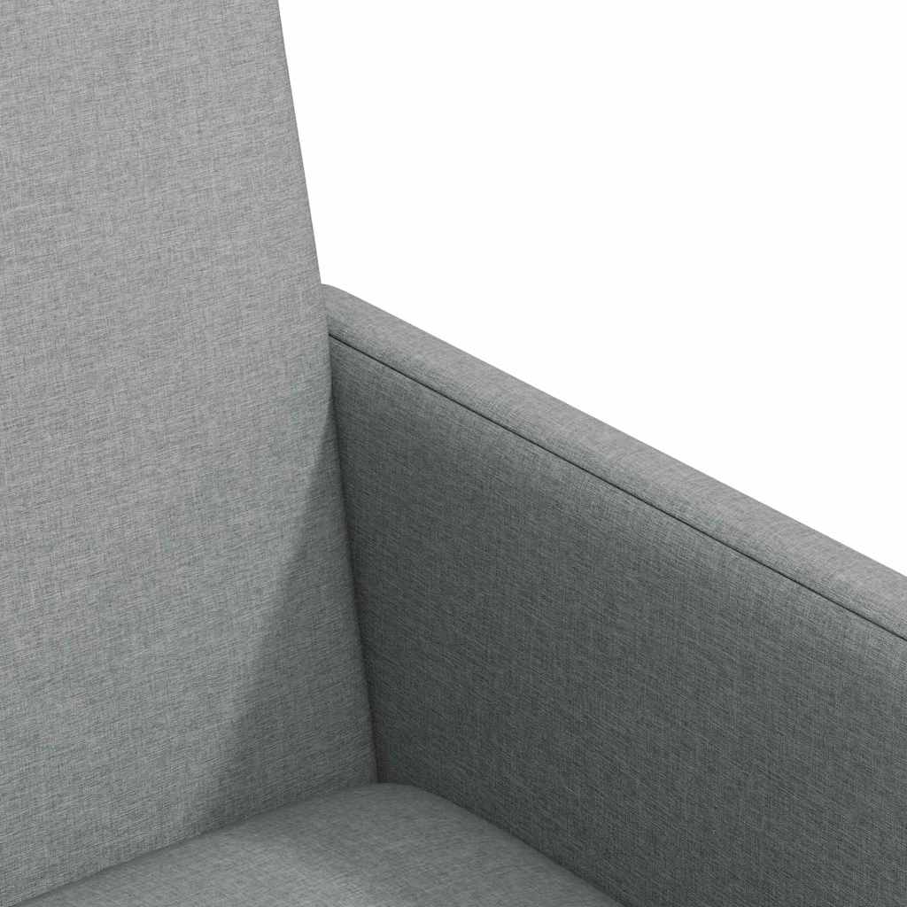 42017807 7 Scaune de dining 2 pcs Gri deschis 57 x 66 x 94 cm țesătură Scaune de dining 2 pcs Gri deschis 57 x 66 x 94 cm țesătură - imagine 7