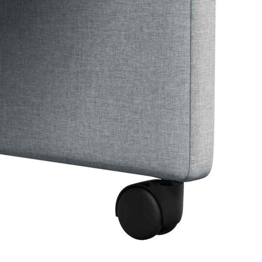 42017807 9 Scaune de dining 2 pcs Gri deschis 57 x 66 x 94 cm țesătură 42017807 9