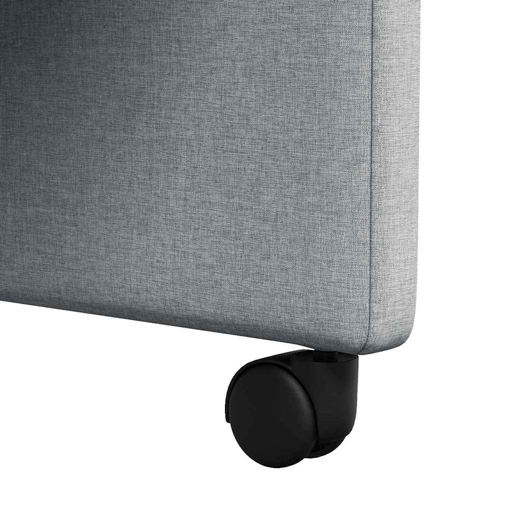 42017807 9 Scaune de dining 2 pcs Gri deschis 57 x 66 x 94 cm țesătură Scaune de dining 2 pcs Gri deschis 57 x 66 x 94 cm țesătură - imagine 9