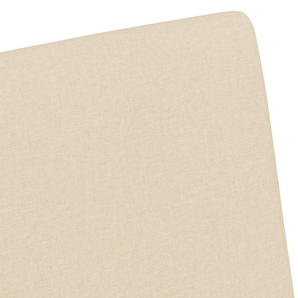 42017814 8 Scaune de dining cu roți 2 pcs Crem 57 x 66 x 94 cm țesătură Scaune de dining cu roți 2 pcs Crem 57 x 66 x 94 cm țesătură - imagine 8