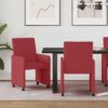 42017820 1 Scaune de dining 2 pcs bordo 57 x 66 x 94 cm Piele artificială 42017820 1