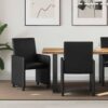 42017823 1 Scaune de dining 2 pcs Negru 57 x 66 x 94 cm Piele artificială 42017823 1