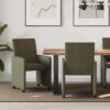 42017828 1 Scaune de dining cu roți 2 pcs Verde militar 57 x 66 x 94 cm 42017828 1
