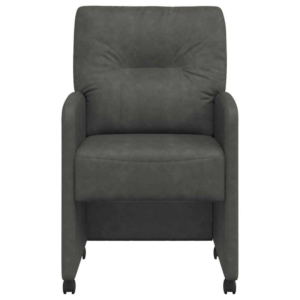 42017839 4 Scaune de dining 2 pcs Negru 57 x 67 x 95 cm Piele artificială Scaune de dining 2 pcs Negru 57 x 67 x 95 cm Piele artificială - imagine 4